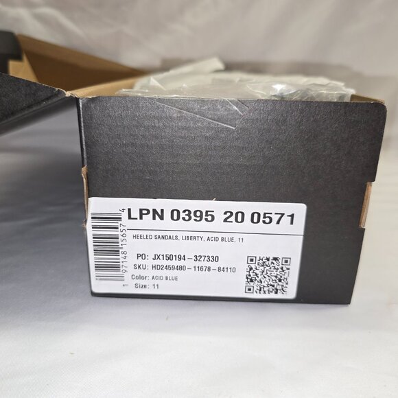 Shoedazzle Liberty Sandal in Acid Blue, Women's Size 11, NWT - Picture 8 of 8